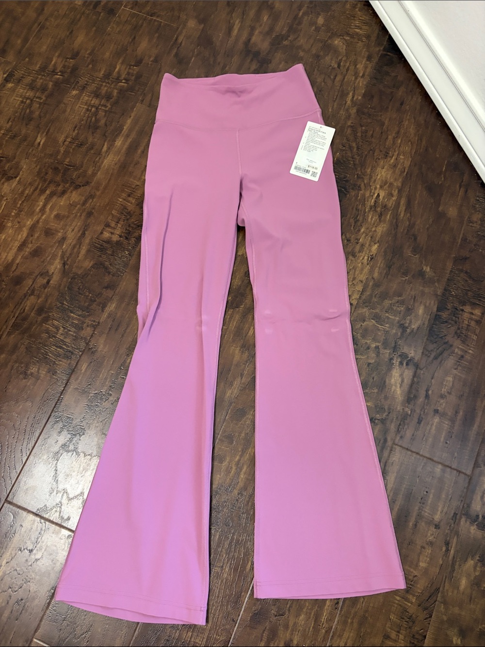Groove SHR Flare pant Nulu High-Waist Flare Leg Yoga Pants in Pink